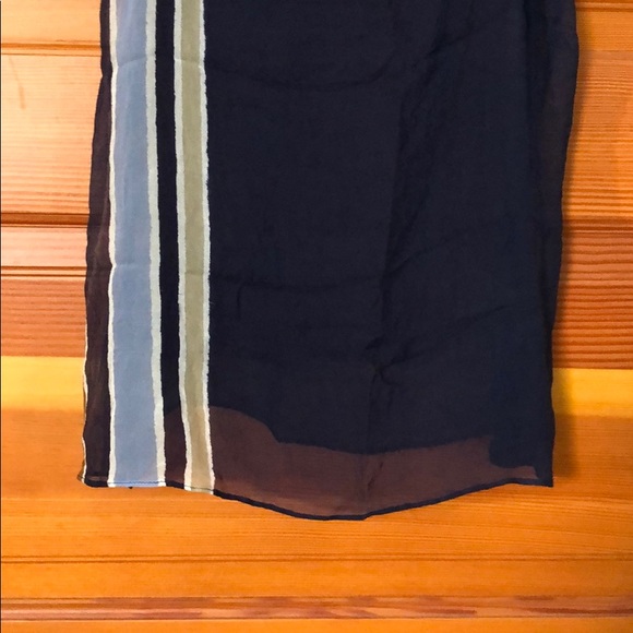 New vintage silk dainty sheer minimal stripe cami - Picture 3 of 6